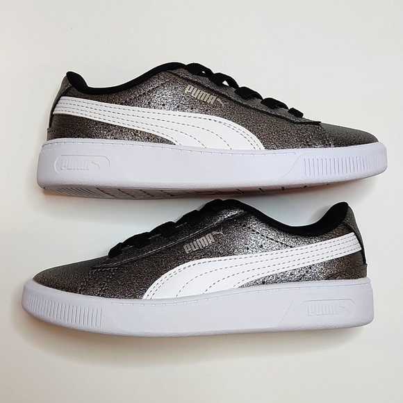 Puma Stretch Lace Slip-On Silver Sneakers, Size 13 ~ NWOT - Picture 4 of 9